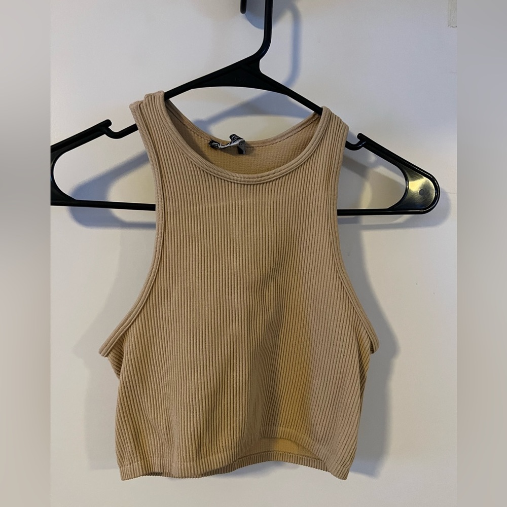 ZARA CROP TOP HALTER